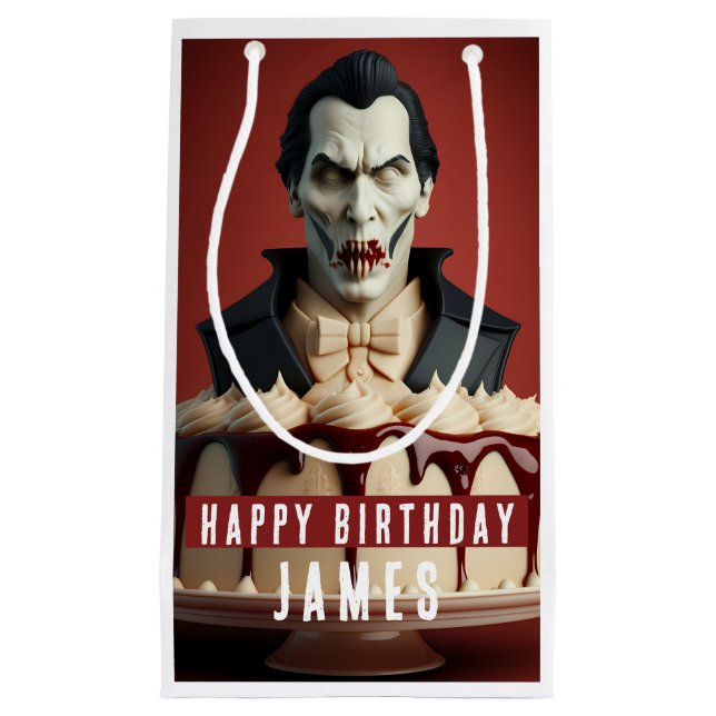 Dracula Vampire themed Cream Cake - Birthday (Framsidan)