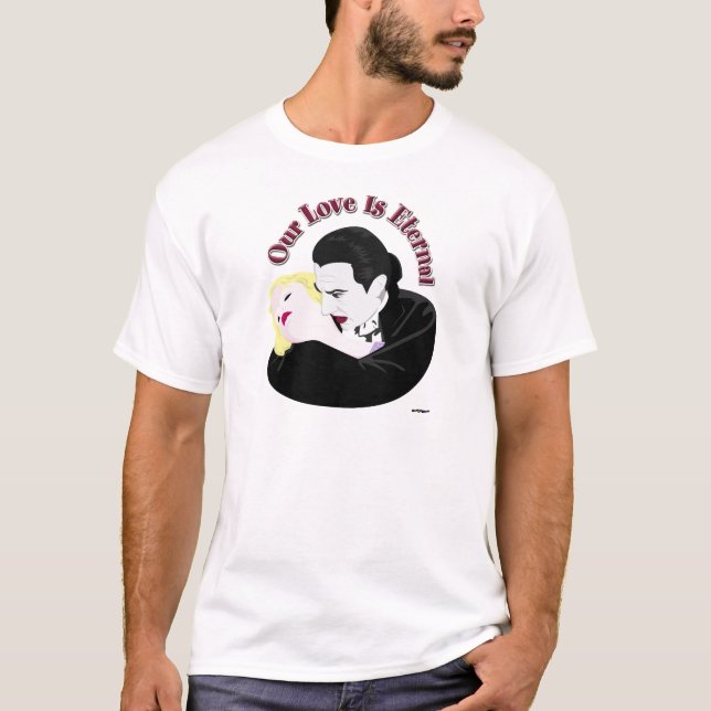 Dracula, vårt Kärlek är yttre Tee Shirt (Framsida)