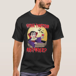 Dracula Vin Taste någon? Funny Halloween T Shirt