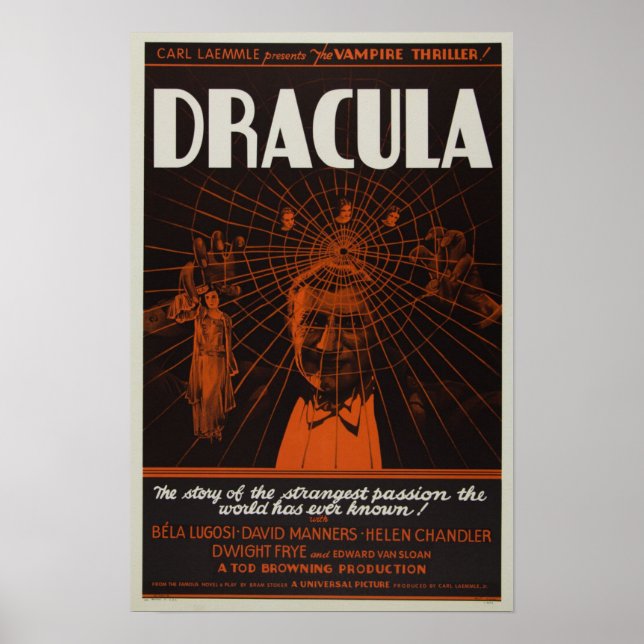 Dracula Vintage film poster (Framsidan)