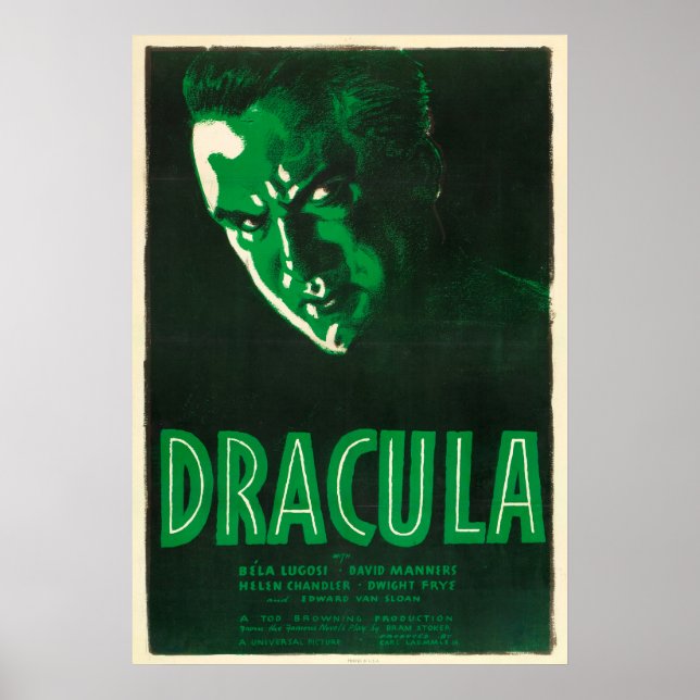 Dracula Vintage film poster (Framsidan)