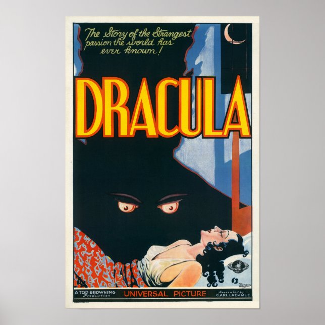 Dracula Vintage film poster (Framsidan)