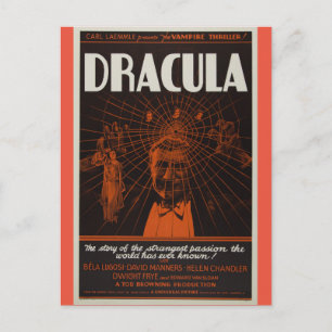 Dracula - Vintage film Vykort