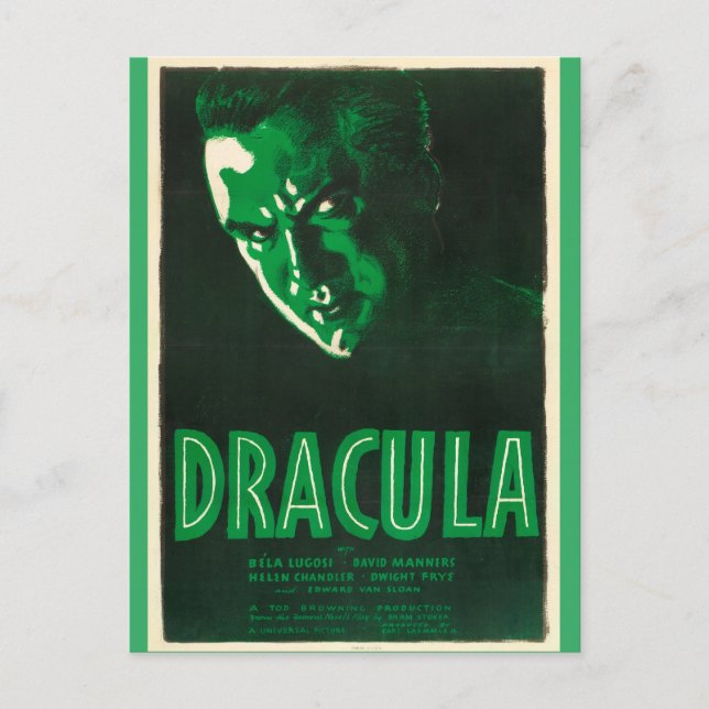 Dracula - Vintage film Vykort (Framsida)