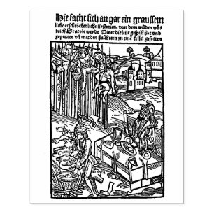 Dracula [ Vlad Tepes ] Woodcut Stämpel