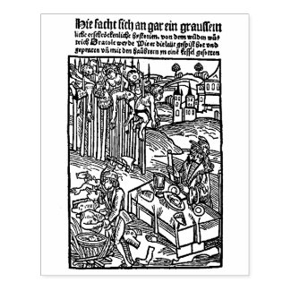Dracula [ Vlad Tepes ] Woodcut Stämpel