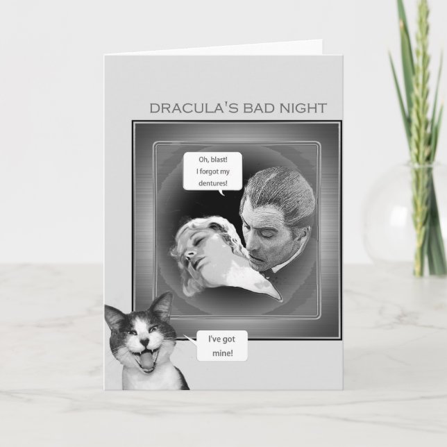Draculas dåliganatt kort (Framsida)