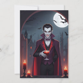 Draculas Förtjusning – Halloween-grußkort Julkort