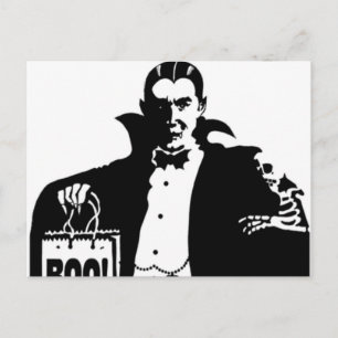 Draculas Happy halloween Vykort