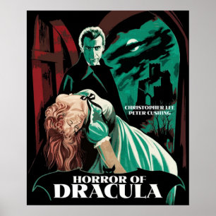 Draculas skräck poster