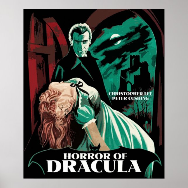 Draculas skräck poster (Framsidan)