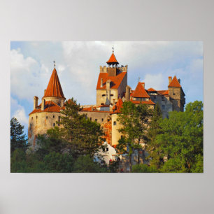 Draculas slott,bergsblad poster