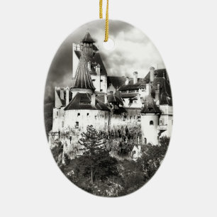 Draculas slott, Transylvania Julgransprydnad Keramik