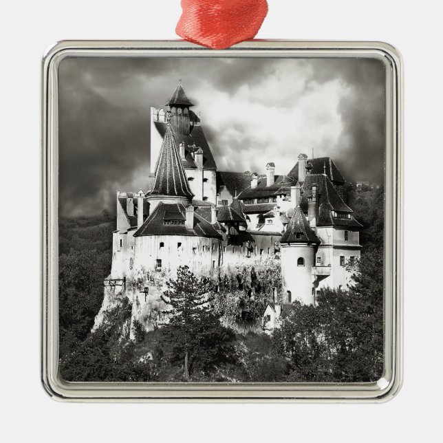 Draculas slott, Transylvania Julgransprydnad Metall (Framsidan)