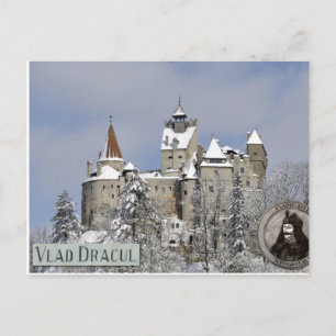 Draculas slott, vintern vykort