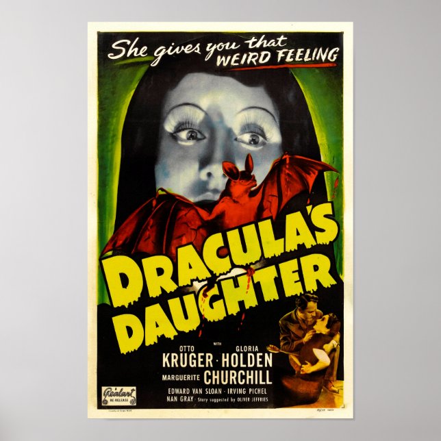 Draculas Vintage Movie Poster (Framsidan)