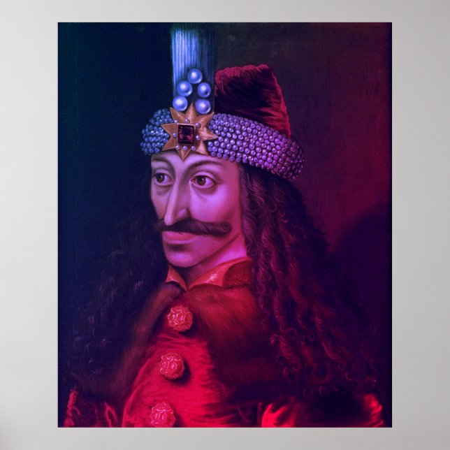 Drăculea - Vlad III Dracula - Vlad the Impaler Poster (Framsidan)