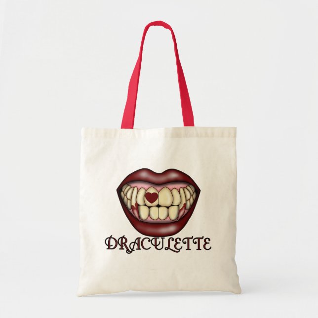 Draculette Tshirts och Gifts Tygkasse (Framsidan)