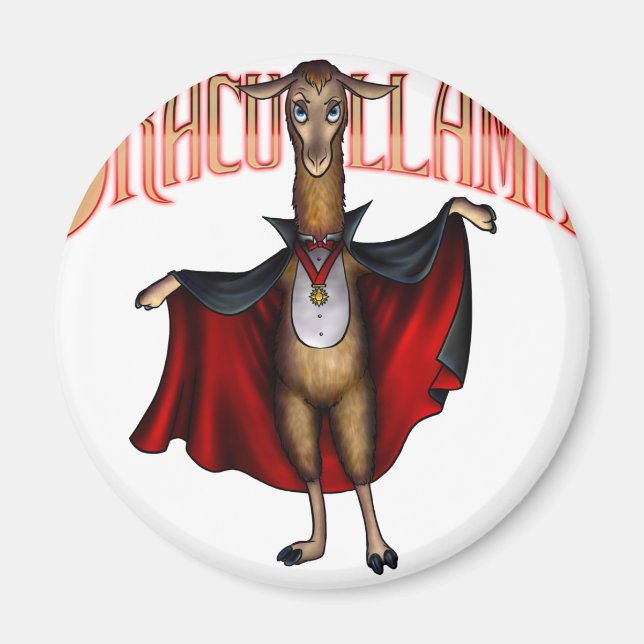 Dracullama Magnet (Framsidan)