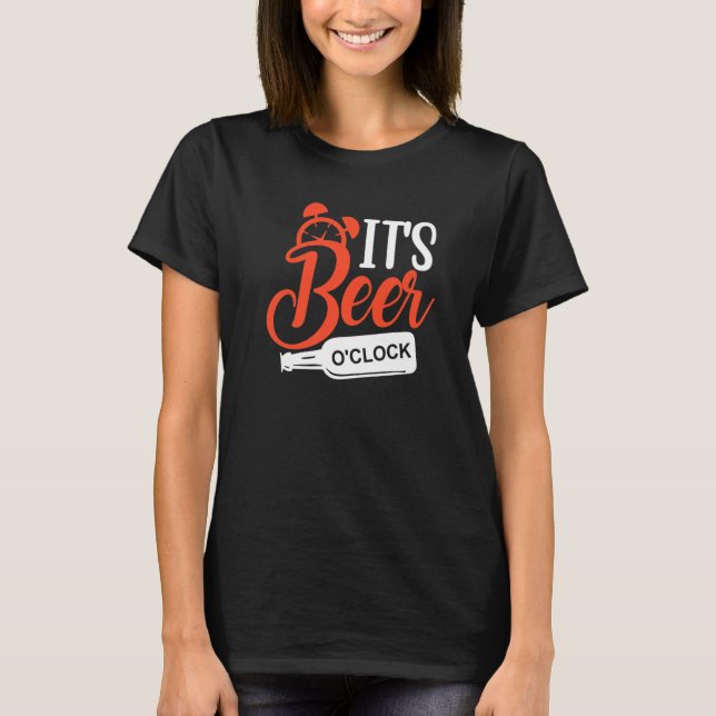 Draft Flaska eller Craft öl Beer Funny Beer Drinki T Shirt (Framsida)