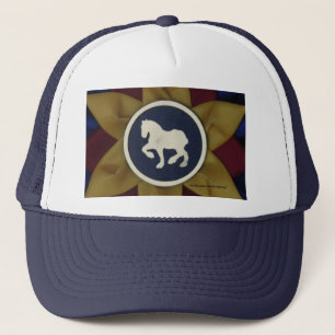 Draft Horse Rosette Cap Keps