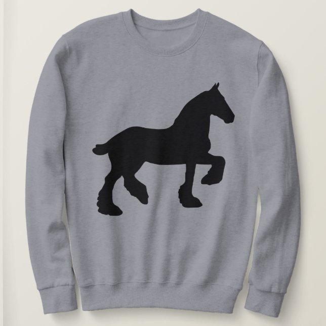 Draft Horse Silhouette T-shirt (Design framsida)