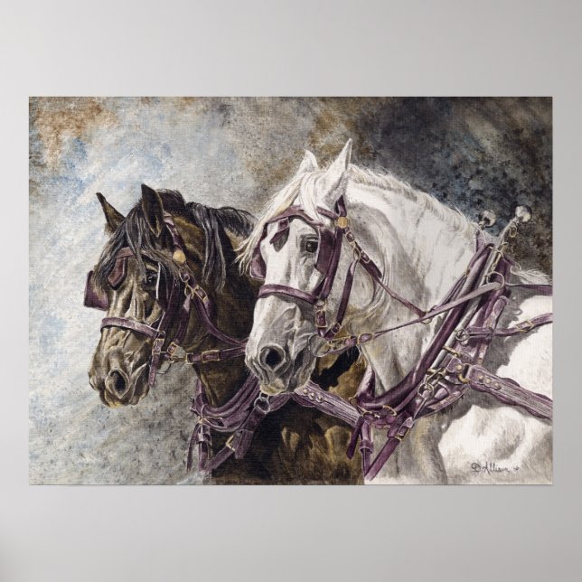 Draft Horse Team Poster (Framsidan)