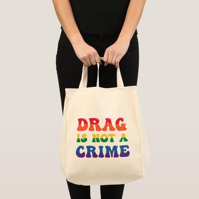 Drag är inte en Brott Tote Bag Tygkasse (Framsida (produkt))