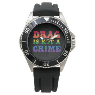 Drag är inte en brottsövervakare armbandsur