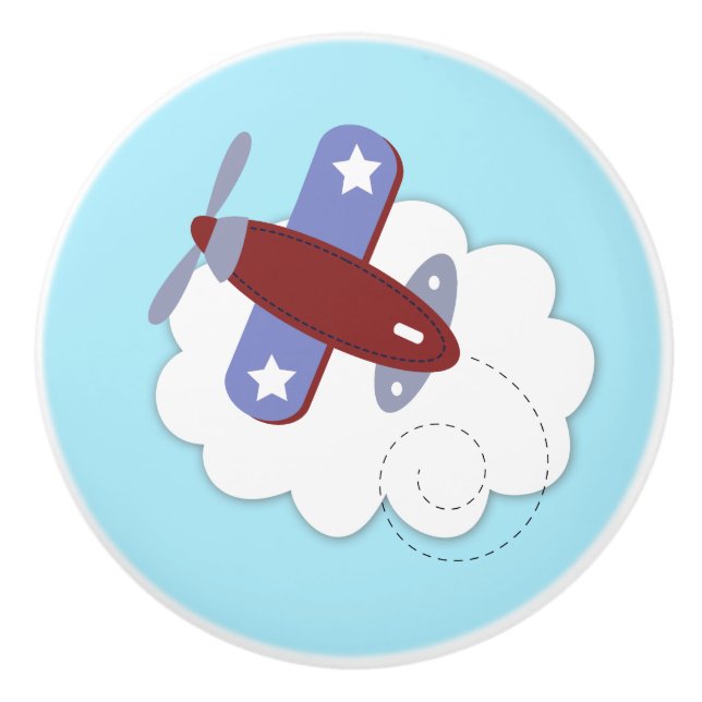 Drag av keramisk handfläns för litet flygplan knopp (Framsidan)