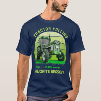 Drag av traktor Pulling Favorite Season Tractor Dr T Shirt