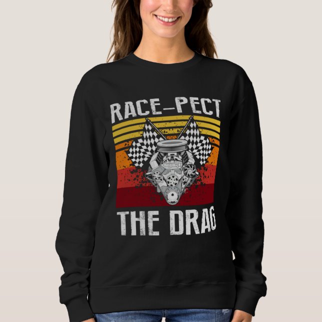Drag Boat for Drag Boat Driver and Speedboat Racin T Shirt (Framsida)