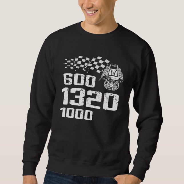 Drag Boat Racer for Drag Boat Race and Drag Boat   Lång Ärmad Tröja (Framsida)