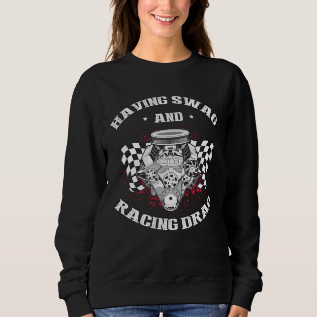 Drag Boat Racer for Drag Boat Race and Drag Boat   T Shirt (Framsida)