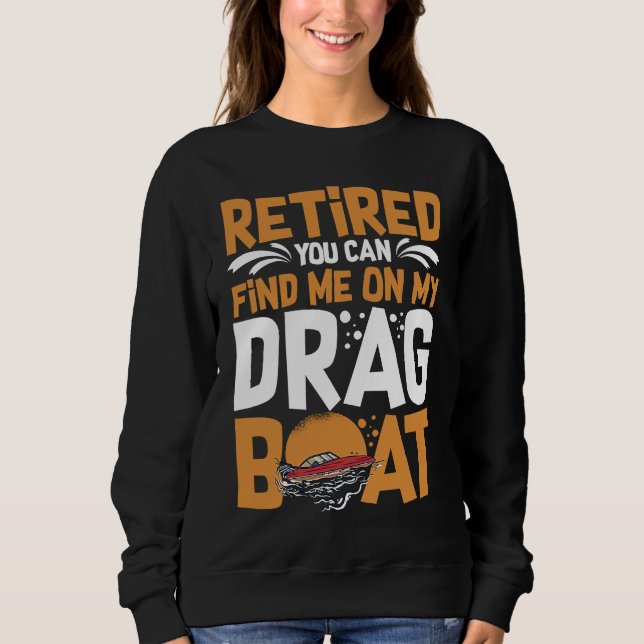 Drag Boat Racing RC Model Boating Driver  1 T Shirt (Framsida)