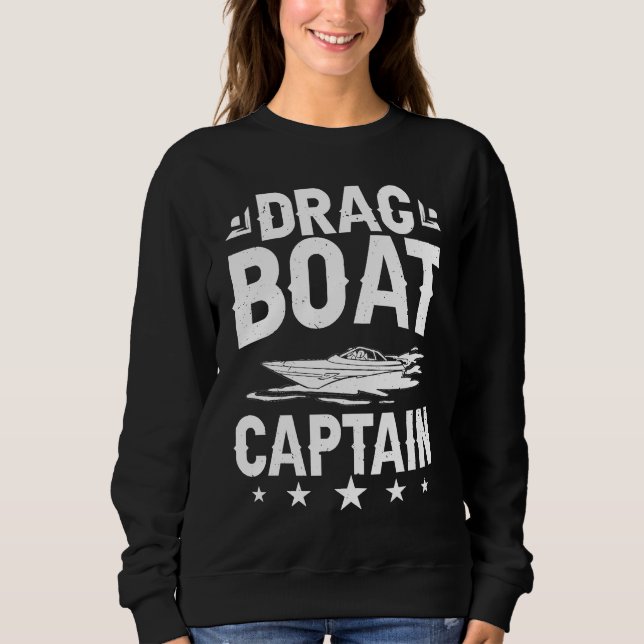 Drag Boat Racing RC Model Boating Driver T Shirt (Framsida)