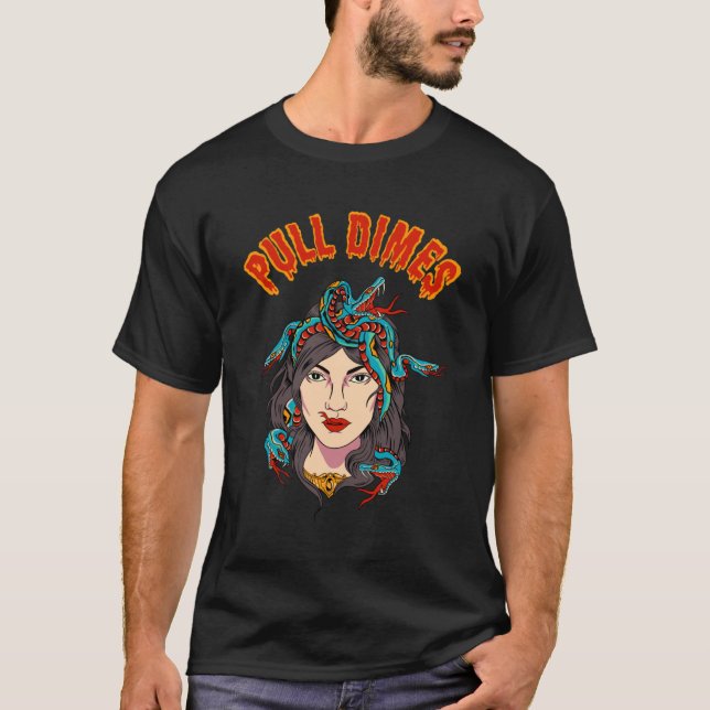 Drag Dimes Streetwear 003 HipHop Merch Text Sty T Shirt (Framsida)