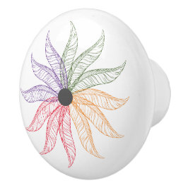 Drag - Färgad - fjädrar Knopp