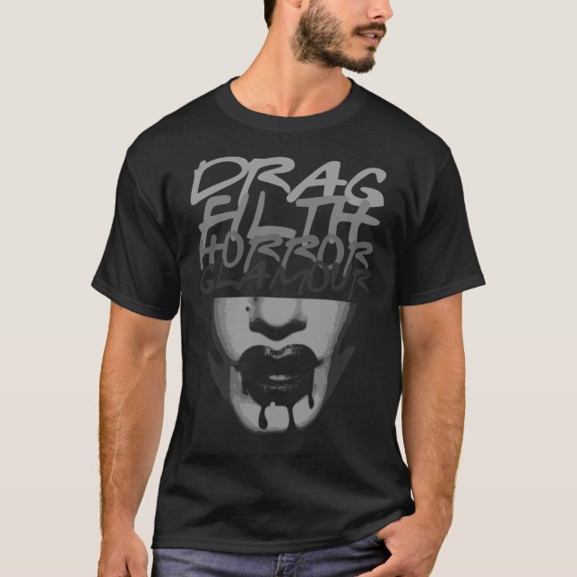 DRAG FILTHORROR GLAMOR T SHIRT (Framsida)