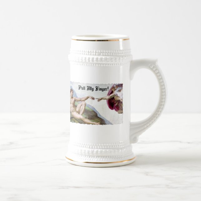 Drag Finger - Michelangelo Creation Fart Humor Sejdel (Höger)