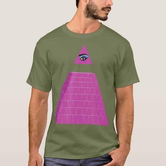 Drag Illuminati Conspiracy - LGBT Drag T Shirt (Framsida)