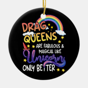 Drag-köer är uppseendeväckande och magiska som Uni Julgransprydnad Keramik