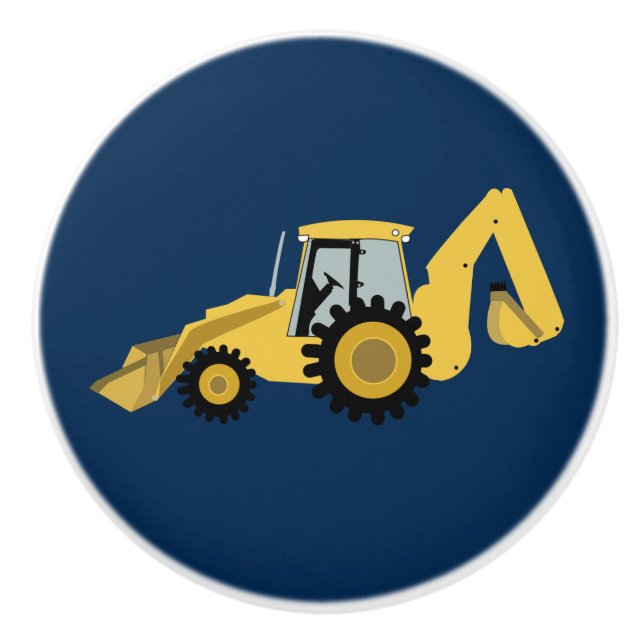 Drag-låda för Constructon Backhoe Knopp (Framsidan)