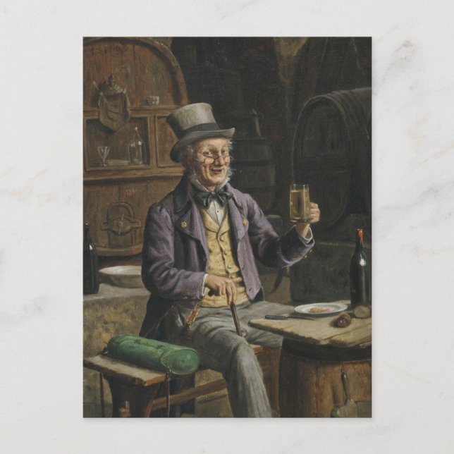 Drag ölfärg vykort (Framsida)