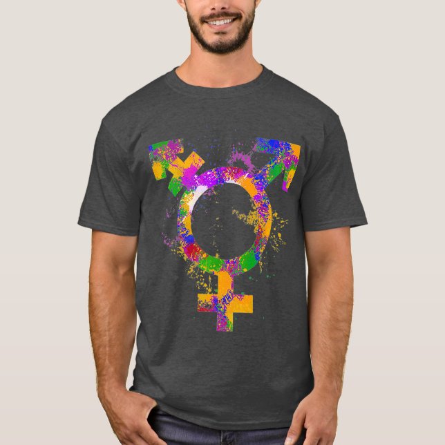 Drag Queen Gay pride LGBT Gender Sign - Drag T Shirt (Framsida)