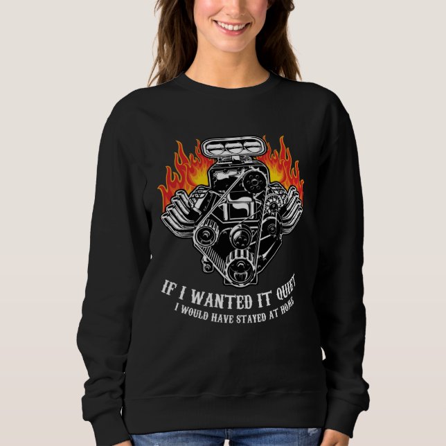 Drag Racing  Car Engine Mechanics Motor Racing T Shirt (Framsida)