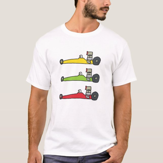 Drag Racing T Shirt (Framsida)
