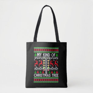 Drag Tävla Julgran Ugly Julafton Sweater Tygkasse