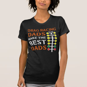 Drag Tävla Pappa Mechanic Dragster Pappa Racer T Shirt