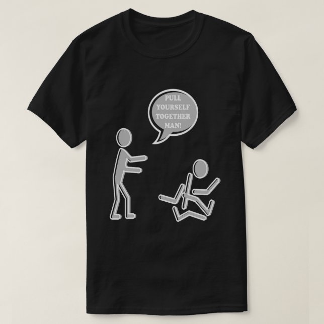 Drag upp dig själv tillsammans med Lunt Sarcastic  T Shirt (Design framsida)
